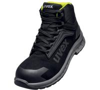 Chaussures de sécurité uvex 2 trend S3S bottes à lacets noir/jaune 43