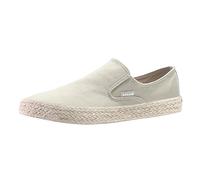 Chaussures de voile pour homme - Chaussures de travail légères sans lacets - En toile - Chaussures à enfiler - Douces et confortables - Chaussures de loisirs - Respirantes - Avec semelle épaisse, kaki