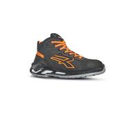 U-Power Baskets de sécurité hautes Anti-Shock Lord ESD S3 CI SRC Usage général Gris/Orange 43