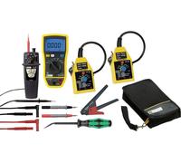 Chauvin Arnoux KIT - SAV-FERMETURES-ESC. MECA Multimètre numérique avec câble de test, écran graphique, LoZ, avec testeur de tension, avec trousse CAT III 1000