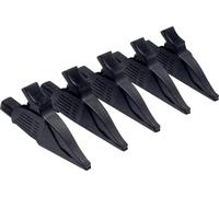 Chauvin Arnoux P01102099 Pince crocodile connecteur mâle 4 mm CAT III, CAT IV noir