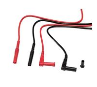 Chauvin Arnoux Sourcingmap Câble de mesure avec fiche de sécurité 4 mm Rouge/noir 1,5 m