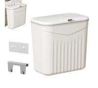 Chdnhe Poubelle Suspendue Cuisine avec Couvercle - Poubelle Murale Cuisine Inodore - Poubelles en Plastique Camping Car Suspendu pour Portes d'armoires Placard Salle de Bain 26x23,5x16cm