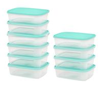 Checkmart Boîtes Meal Prep 1L - Lot de 10 boîtes hermétiques avec couvercles, sans BPA, anti-fuite, empilables, compatibles micro-ondes, congélateur et lave-vaisselle