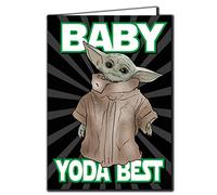 Cheeky Chops Baby Yoda The Mandalorian - « Baby yoda Best » - Star Wars, Yoda, Carte, TV, drôle, émission IN111