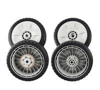 CheeMuii Lot de 4 roues motrices pour tondeuse à gazon, 2 roues arrière de rechange pour 42710-VE2-M02ZE et 2 roues avant de rechange pour 44710-VL0-L02ZB, compatibles avec tondeuse à gazon Honda