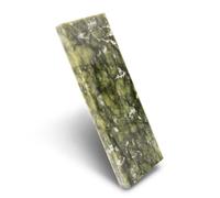 CHEERBRIGHT 1PC 10000# Pierre à aiguiser Finale finement polie Pierre à aiguiser verte naturelle Polissage Oilstone (5.9x1.97x0.39Inch)