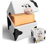 Cheesy Pod - Boîte Pour Fromage en Tranches Pour le Réfrigérateur - Conservation Hermétique en Plastique Sans BPA Pour les Tranches de Fromage - Empilable, Lavable Au Lave-Vaisselle et Sans Odeur