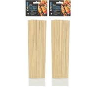Chef Aid Brochettes en Bambou 30,5 cm 100 Pièces Pics à Brochette Naturels pour Barbecue Four Fondue Grillades et Amuse Bouches Bois Stable pour Cuisson (Lot de 2)
