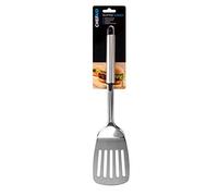 Chef Aid Écumoire en Acier Inoxydable avec Fentes, spatule idéale pour la Cuisine et Le Barbecue, Les Fentes Permettent de Drainer Le Gras et l'huile Avant Le Transfert, munie d'une Boucle de