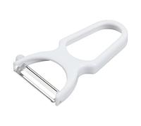 Chef Aid Éplucheur Blanc avec Lame Mobile en Acier Inoxydable pour Pommes de Terre Légumes Fruits Carottes Concombres Pommes Asperges et Cuisine Quotidienne