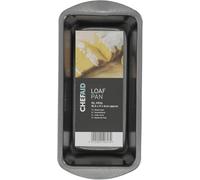Chef Aid Moule à Pain 450 g 22,5 x 10,5 x 5,5 cm en Acier Carbone avec Revêtement Antiadhésif Moule Rectangulaire pour Pain et Cake Compatible Réfrigérateur et Congélateur Noir