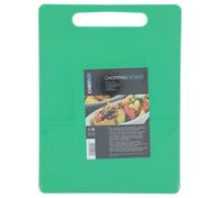 Chef Aid Planche à découper grande verte en poly, surface antidérapante multiusage, nettoyage facile et compatible lavevaisselle avec poignée, 40 x 30 cm, autres options de couleurs disponibles