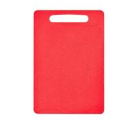 Chef Aid Planche a Decouper Rouge 40 x 30 cm Plastique Sans BPA Surface Antiderapante Poignee Compatible Lave Vaisselle