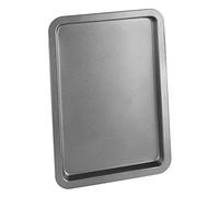 Chef Aid Plaque de Cuisson 37 x 25 x 2 cm en Acier Carbone avec Revêtement Antiadhésif Compatible Four Réfrigérateur et Congélateur pour Pâtisserie et Rôtissage