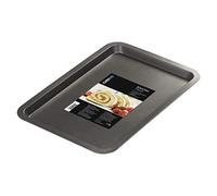 Chef Aid Plaque de cuisson antiadhésive en acier au carbone - Plaque de four polyvalente pour pizzas et pâtisseries - Compatible réfrigérateur et congélateur - 43 x 29 cm