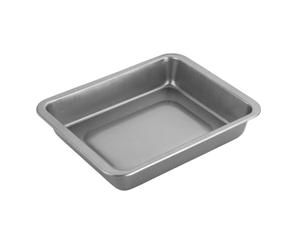 Chef Aid Plat à Rôtir Antiadhésif en Acier Carbone avec Bords Profonds pour Viande Légumes et Plats au Four Compatible Réfrigérateur et Congélateur Gris 28 x 22 x 5 cm