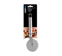 Chef Aid Roulette à Pizza en Acier Inoxydable avec Protège Doigts - Coupe Pizza avec Poignée Antidérapante et Anneau de Suspension - Compatible Lave Vaisselle