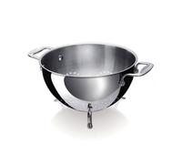 BEKA Passoire Chef inox 18/10 22 cm 3 pieds antidérapants poignées rivetées lave-vaisselle
