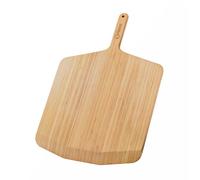 Chef Pomodoro Grande Pelle et Planche à Pizza en Bois de Bambou, 41cm | Bord Effilé pour Glisser Facilement sous la Pizza, Sert aussi de Planche à Découper, Poignée de 16,5cm, Compatible Fours