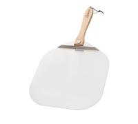 Chef Pomodoro Pelle à Pizza 36,6 x 40,6 cm, Poignée Pliable, Aluminium | Poignée Pliable et Amovible, Rangement Facile, Pente Arrière Anti-Chute et Anti-Brûlure, Aluminium Robuste et Bois de Pin