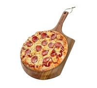Chef Pomodoro | Pelle à Pizza en Bois d'Acacia Léger (30 cm), Pelle Pizza, Planche à Pizza de Preparation et Lancement de Pizza et Pain faits Maison, Accessoire pizza convient au Four