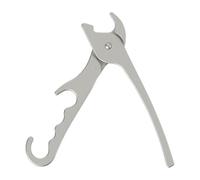Chef Pomodoro | Pince de Plaque Pizza, Pince à Four Anti-brûlure en Fonte d'Aluminium Robuste 20,3 cm - Pince de Cuisine pour Plat Chaud, Grillade, Assiette Pizza, Poêle, Micro-onde