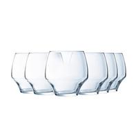 Chef & Sommelier Verre à Eau Open Up 38 cl Lot de 6 | Cristallin Krysta ultra résistant, gobelet pour jus, soda et whisky, compatible lave-vaisselle, fabriqué en France