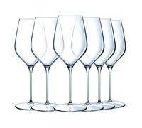 Chef & Sommelier Verre à Vin Mylla 55 cl Lot de 6 | Cristallin sans plomb éclatant, verre à pied pour dégustation et service du vin, compatible lave-vaisselle, brillance durable