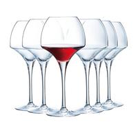 Chef&Sommelier - Collection Open Up - 6 verres à vin 47 n Cristallin - Soft - Modernes et Elégants - Fabriqués en France - Emballage renforcé