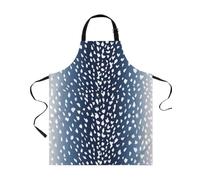 Chef Tablier Imprimé animalier de ferme en peau de mouton 70x84cm Tabliers | Serveurs Tabliers Réglable, Robuste Tablier Barbecue pour Jardin Café Serveuse