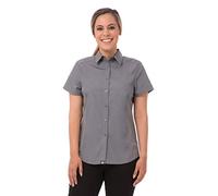 Chef Works B182-L Cool Vent Chemise de Chef pour Femme Gris Taille L