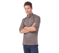 Chef Works BCLZ008GPGL Veste de chef pour homme Gris graphite Taille L