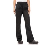 Chef Works Pantalon baggy femme B223-S Noir Taille S Polycoton Tour de taille 76-81 cm