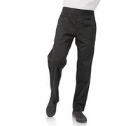Chef Works PBN01BLKS Pantalon de chef pour homme Noir Taille S