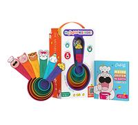 Chefclub Kids - Tasses Doseuses pour Mesurer Facilement - Version Allemande | Dès 4 ans - Ustensiles De Cuisine pour Enfant - Apprendre en s'amusant - Livre intéractif - Idée Cadeau 4 ans