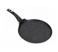 Cheffinger Crêpe Poêle Anti Garde ø28cm Induction Résistant aux Rayures Marbre Noir