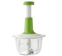 Cheffinger Hachoir Manuel Multifonction avec Lames Inox et Bol 2L Blanc / Vert