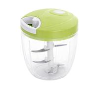 Cheffinger Hachoir Manuel Multifonction Lames Inox et Bol 900 Ml Vert