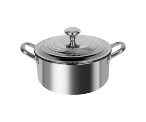 Cheffinger Marmite Acier Inoxydable 28cm Argent