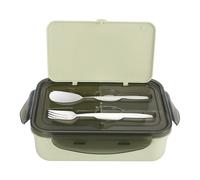 Récipient Alimentaire 1.3L CF-5031 avec Cuillère et Fourchette Cheffinger Vert
