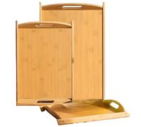 Cheffinger Set 3 Plateaux pour Repas Marron clair