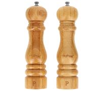 Cheffinger Set de 2 Moulins Sel et Poivre Marron / Beige