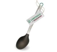 Chefkoch trifft Fackelmann Cuillère de service de qualité supérieure en acier inoxydable avec pointe en silicone, résistante à la chaleur jusqu'à 230 °C, passe au lave-vaisselle, idéale pour les