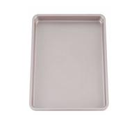 CHEFMADE 13-zoll Umrandeten Backen Pan, Nicht-stick Carbon Stahl Cookie Blatt Pan für Ofen Rösten Fleisch Brot Gelee Rolle Battenberg Pizzas Gebäck 13" x 9" (Champagne Gold)