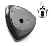 CHEFZOCO Bouton autocuiseur adaptable à magefesa traditionnel, bouton triangulaire conventionnel pour autocuiseur, compatible avec autocuiseur traditionnel Magefesa, noir, sans vis