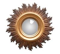 CHEHOMA - Petit Miroir Solaire en résine : Design Ex Voto doré pour Illuminer Votre pièce