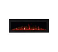 CHEMIN ARTE - Cheminée électrique Murale Volcano 3XL 150 cm Effet Flammes LED Chauffage programmable Télécommande