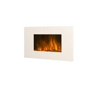 Chemin'Arte Cheminée décorative & design White Loft 2000 W avec pied Blanc