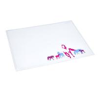 'Chemin de 43616 DURELLA Emotion "Chevaux transparente Sous-main 40 x 53 cm motif cheval